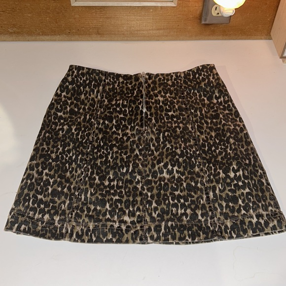 Brown, black and cream cheetah print skirt. Worn once!! - Picture 2 of 3
